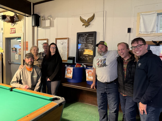Fraternal Order of Eagles completes successful Thanksgiving Food Drive for Roads to Peace